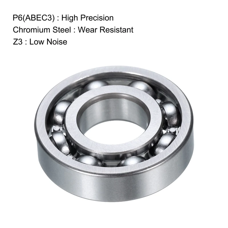 4 Pcs 16001 Deep Groove Ball Bearing, 12x28x7 mm Double Sealed Bearing Z3