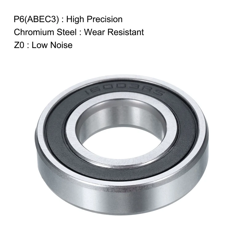 4Pcs 16003-2RS Deep Groove Ball Bearing 18x35x8mm Double Sealed Bearing Z0