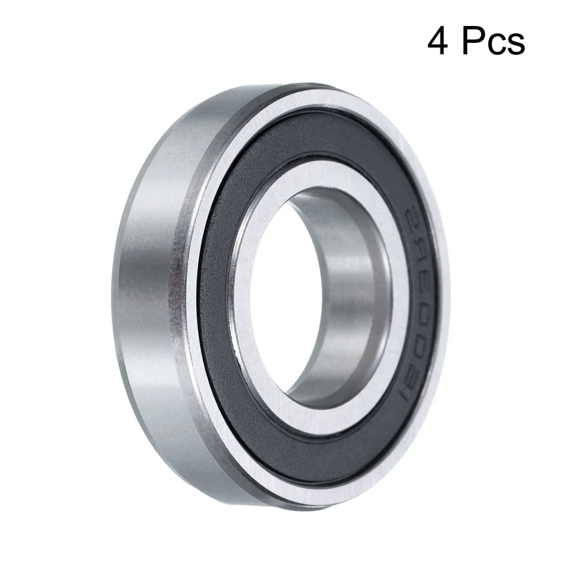 4Pcs 16002-2RS Deep Groove Ball Bearing 15x32x8 mm Double Sealed Bearing Z0