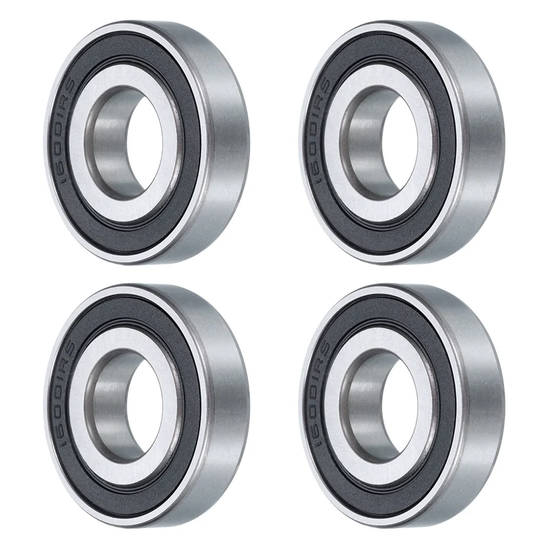 4Pcs 16001-2RS Deep Groove Ball Bearing 12x28x7 mm Double Sealed Bearing Z0