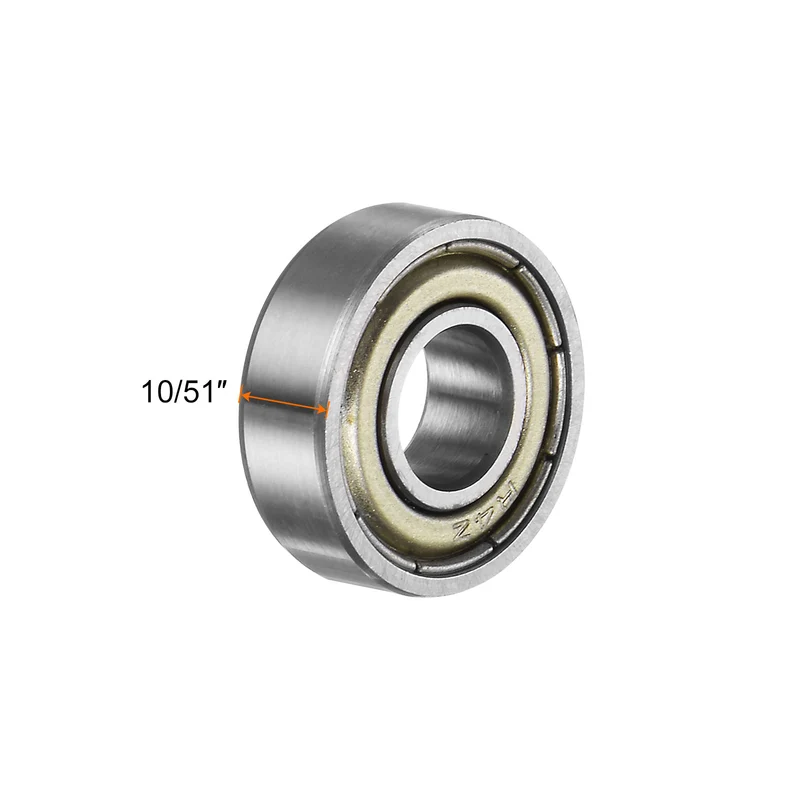 R4ZZ Deep Groove Ball Bearing 10pcs 1/4"x5/8"x10/51" Z2 Double Steel Shielded