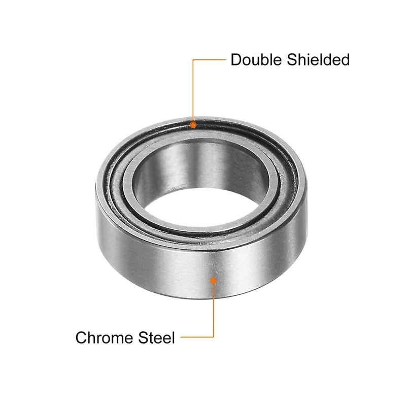R1810ZZ Deep Groove Ball Bearing 10pcs 5/16"x1/2"x5/32" Z2 Double Steel Shielded