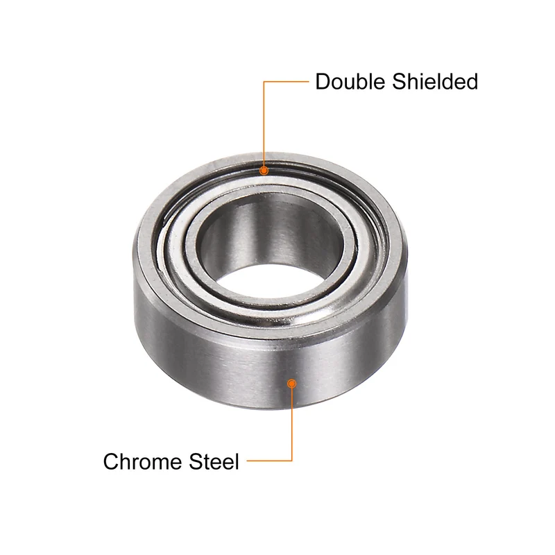 20pcs R188ZZ Deep Groove Ball Bearing 1/4"x1/2"x3/16" Z1 Double Steel Shielded