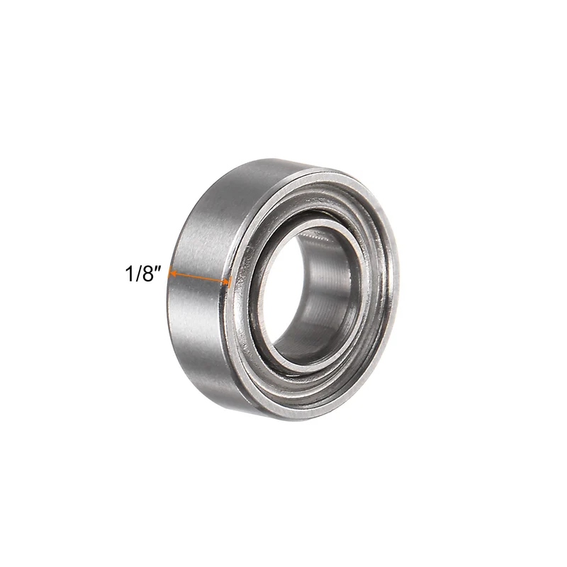 R166ZZ Deep Groove Ball Bearing 10pcs 3/16"x3/8"x1/8" Z1 Double Iron Shielded