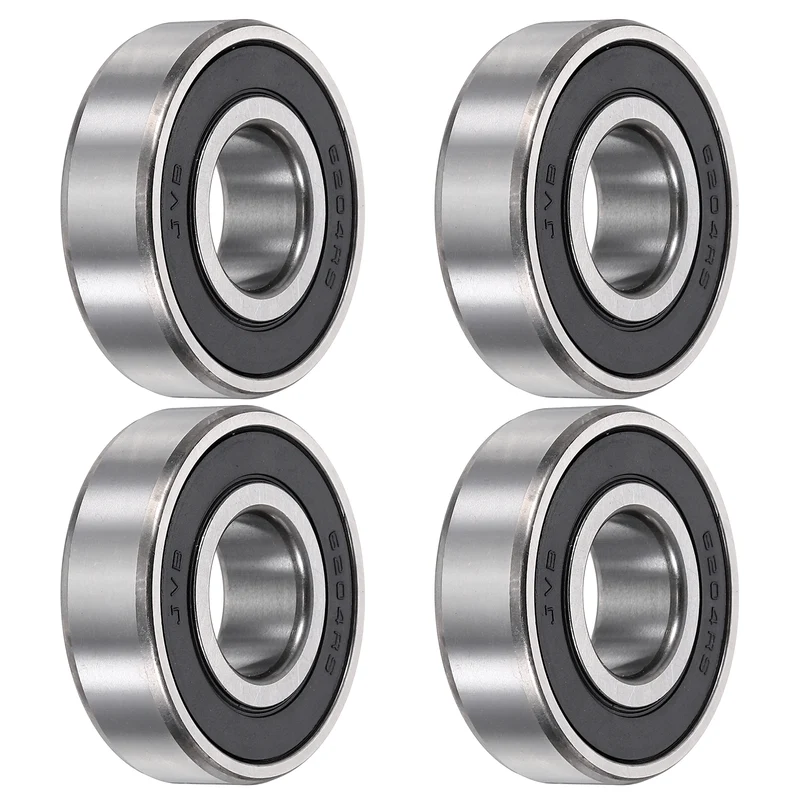 4Pcs 6204-2RS Deep Groove Ball Bearings 20x47x14mm ZV4 Level ABEC7 Precision