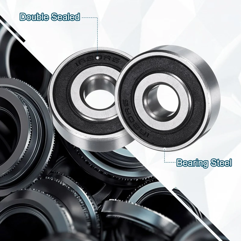2pcs 1620-2RS Deep Groove Ball Bearing 11mm x 35mm x 11mm Z2 Double Rubber
