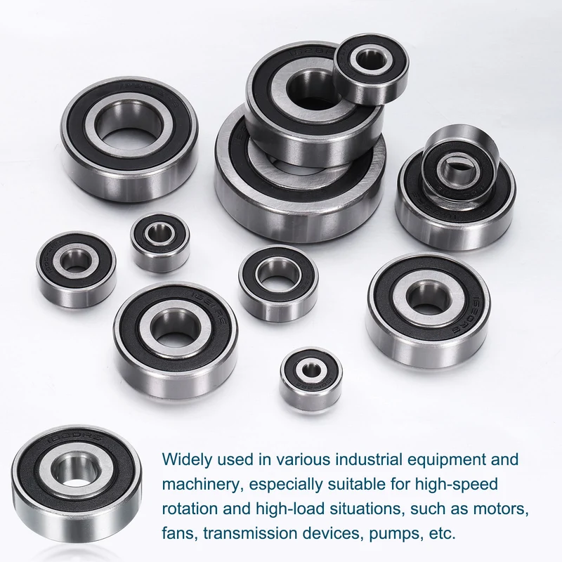 2pcs 1620-2RS Deep Groove Ball Bearing 11mm x 35mm x 11mm Z2 Double Rubber