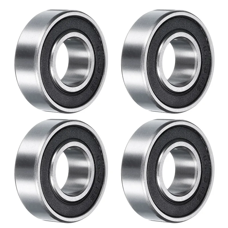 4pcs 1623-2RS Deep Groove Ball Bearing 16mm x 35mm x 11mm Z2 Double Rubber