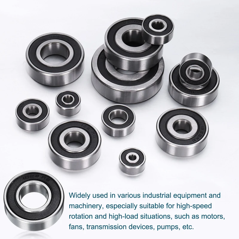 4pcs 1623-2RS Deep Groove Ball Bearing 16mm x 35mm x 11mm Z2 Double Rubber
