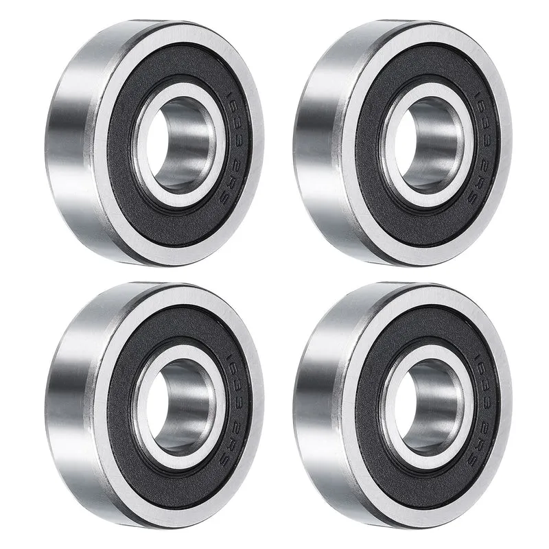 4pcs 1633-2RS Deep Groove Ball Bearing 16mm x 44mm x 13mm Z2 Double Rubber