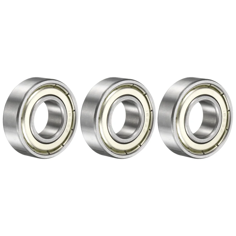 3Pcs 1623ZZ Deep Groove Ball Bearing, 5/8" x 1-3/8" x 7/16" Sealed Bearing