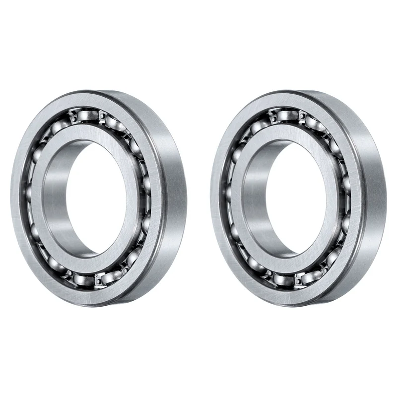 2 PCS Deep Groove Ball Bearings 16005 Carbon Chromium Bearing Steel 25x47x8mm