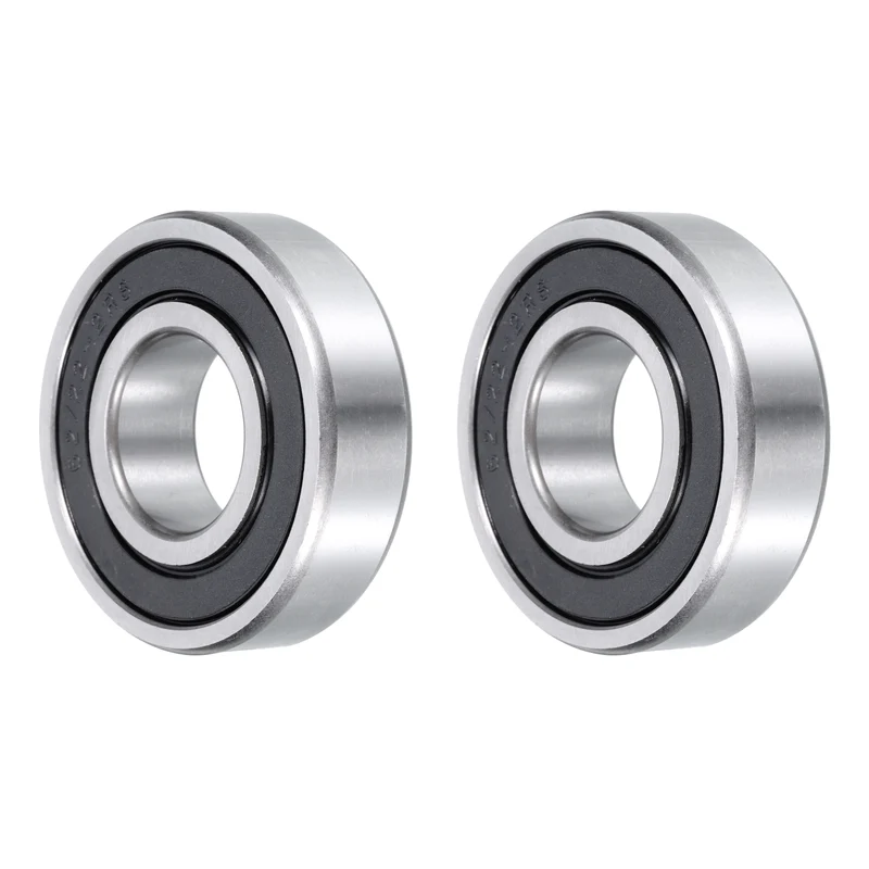 Deep Groove Ball Bearings 62/22-2RS,22x50x14 Rubber Seal Bearings 2 PCS