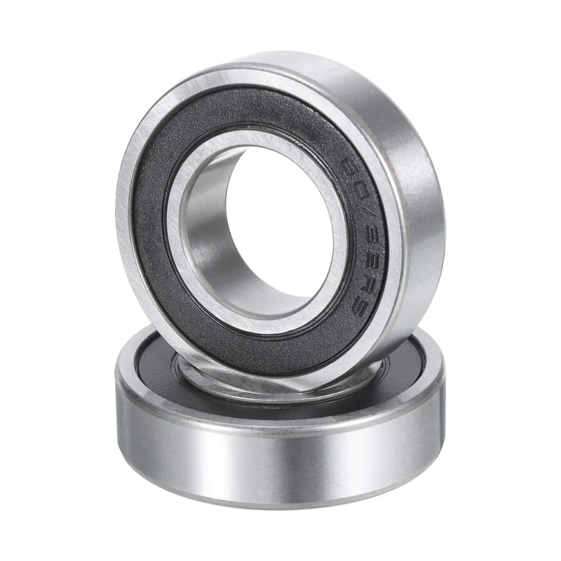 Deep Groove Ball Bearings 60/22-2RS,22x44x12mm Rubber Seal Bearings 2PCS