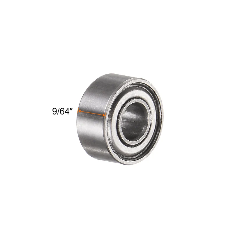 R2-5ZZ Deep Groove Ball Bearing 10pcs 1/8"x5/16"x9/64" Z1 Double Iron Shielded