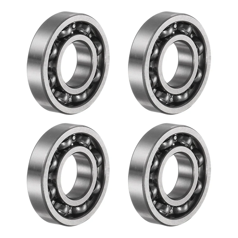 4pcs R8 Deep Groove Ball Bearing 1/2" x 1 1/8" x 1/4" Chrome Steel Bearings