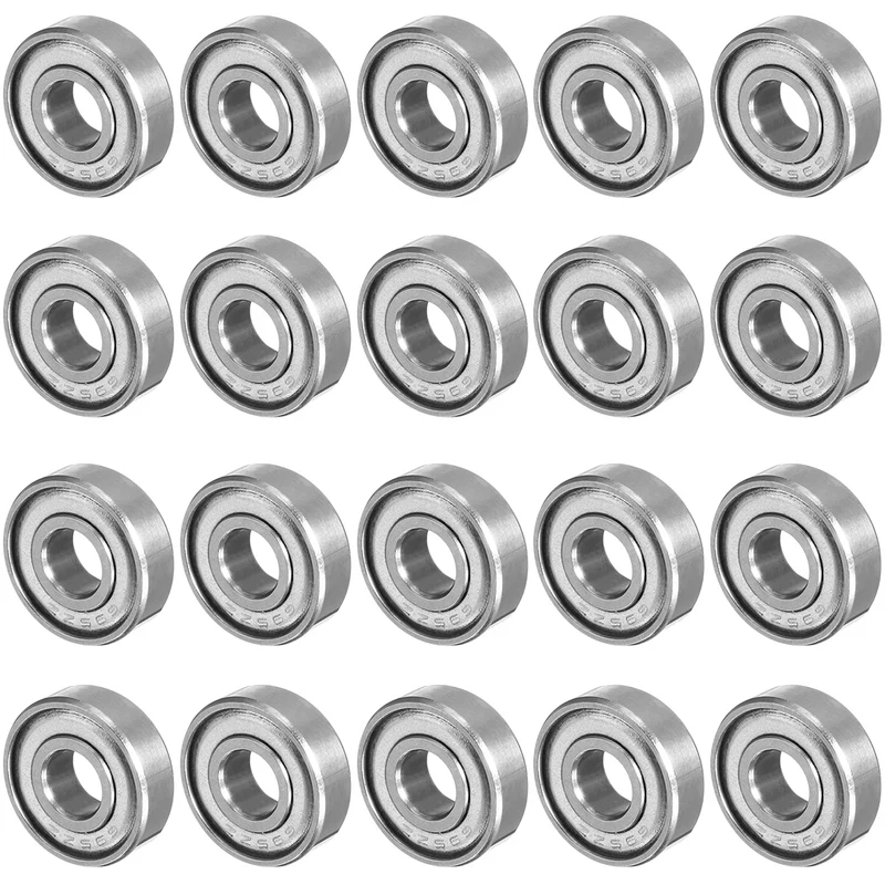 20pcs 5mmx13mmx4mm Double Shielded Miniature Deep Groove Ball Bearing