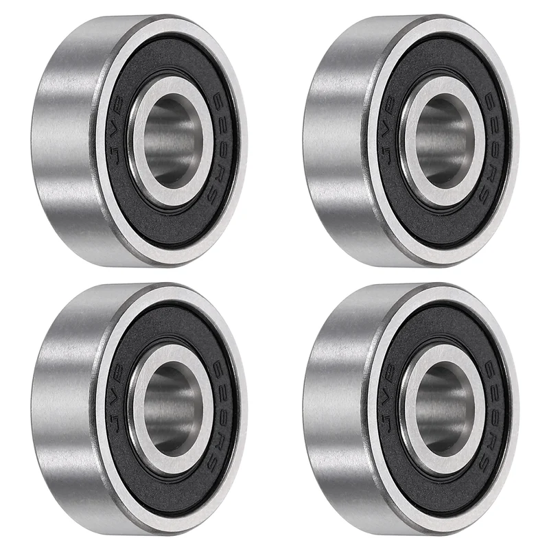 4Pcs 628-2RS Deep Groove Ball Bearings 8x24x8mm ZV4 Level ABEC7 Precision