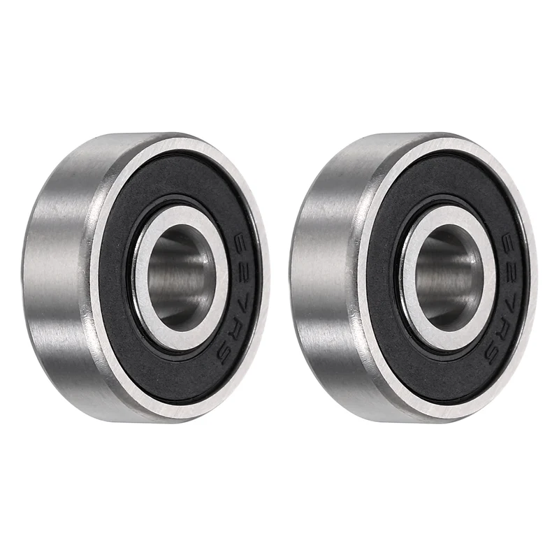 2Pcs 627-2RS Deep Groove Ball Bearings 7x22x7mm ZV4 Level ABEC7 Precision