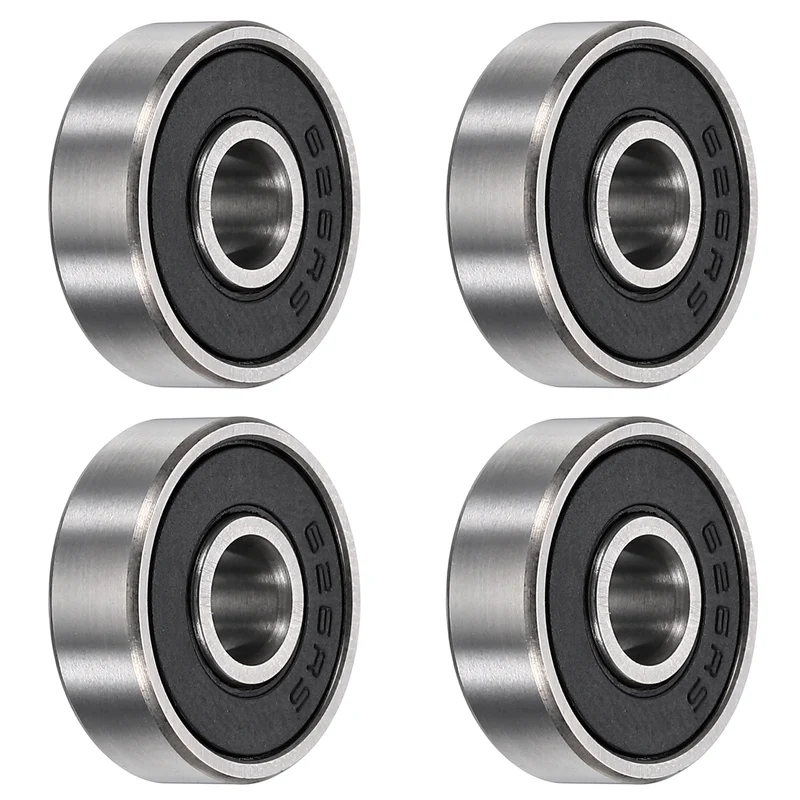 4Pcs 626-2RS Deep Groove Ball Bearings 6x19x6mm ZV4 Level ABEC7 Precision