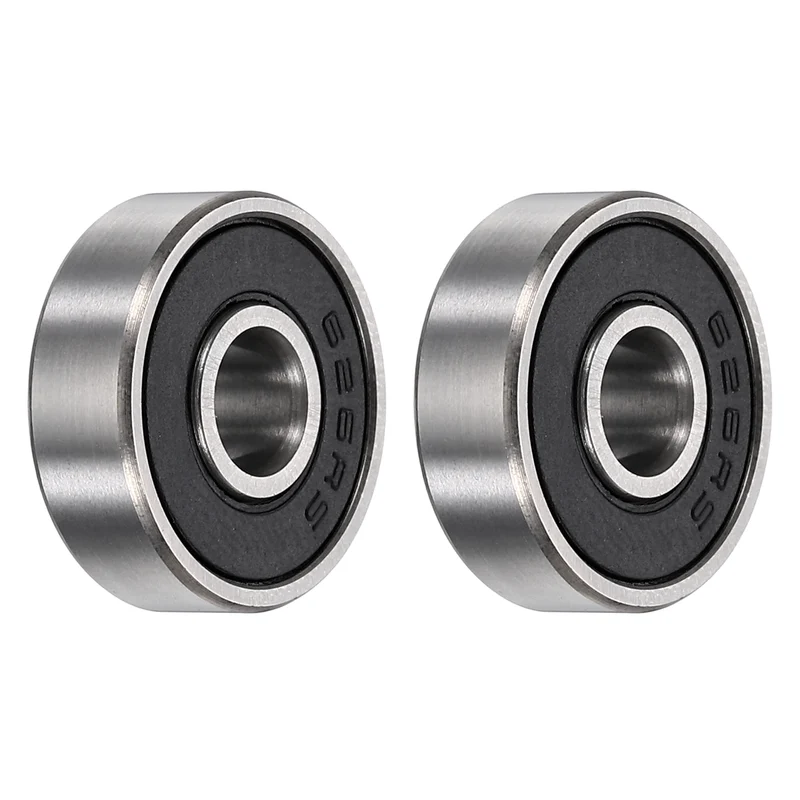 2Pcs 626-2RS Deep Groove Ball Bearings 6x19x6mm ZV4 Level ABEC7 Precision