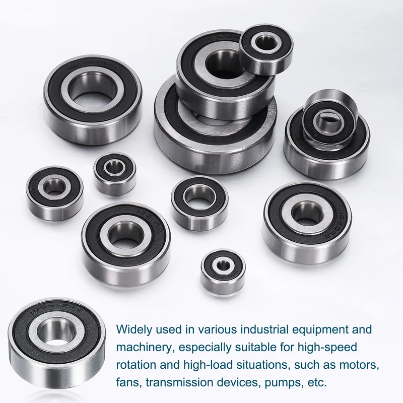 1605-2RS Deep Groove Ball Bearing, 4pcs, 8mm x 23mm x 8mm, Z2 Double Rubber