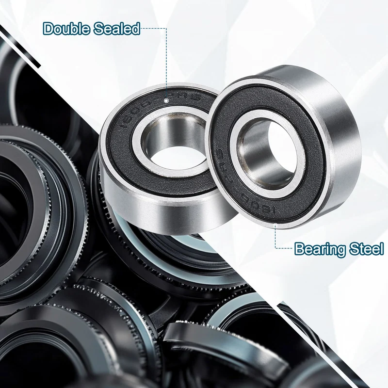 4pcs 1606-2RS Deep Groove Ball Bearing 9mm x 23mm x 8mm Z2 Double Rubber