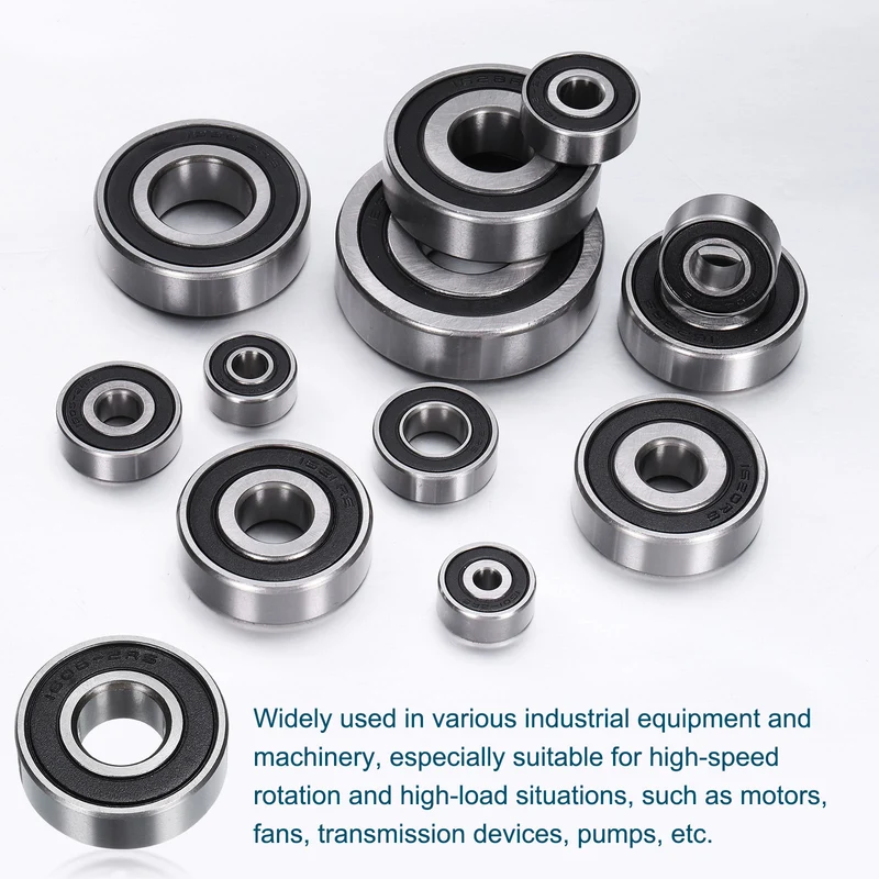 4pcs 1606-2RS Deep Groove Ball Bearing 9mm x 23mm x 8mm Z2 Double Rubber