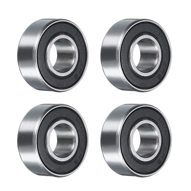 4pcs 1604-2RS Deep Groove Ball Bearing 9mm x 22mm x 9mm Z2 Double Rubber