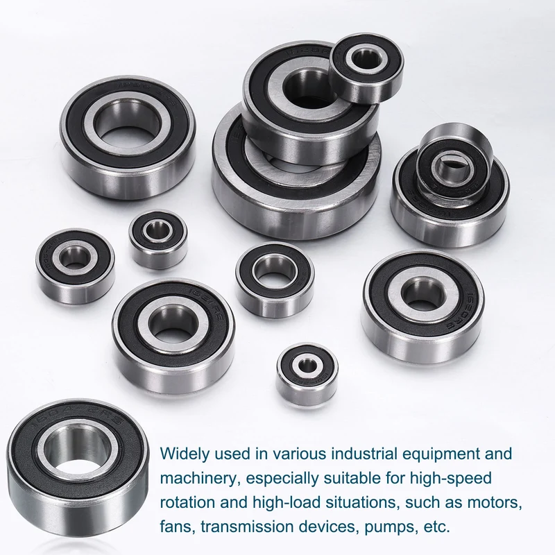 4pcs 1604-2RS Deep Groove Ball Bearing 9mm x 22mm x 9mm Z2 Double Rubber