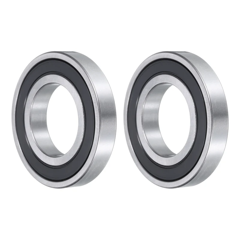 Deep Groove Ball Bearings 16005-2RS , ID 25mm x OD 47mm x Width 8mm Double Rubber Seal Bearings, High Speed Sealed Bearing Chrome Steel (2 PCS)