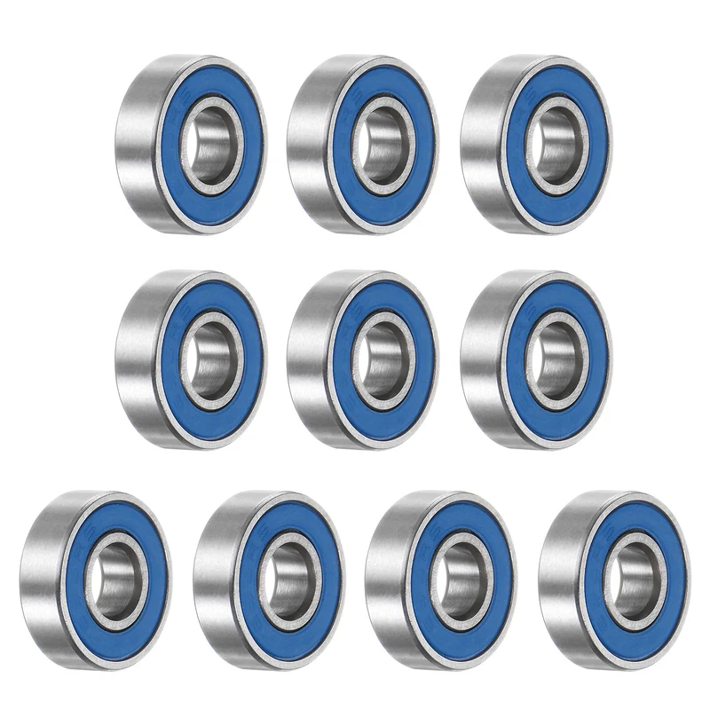 10pcs 695-2RS Miniature Deep Groove Ball Bearings 5x13x4mm Rubber Sealed Bearing