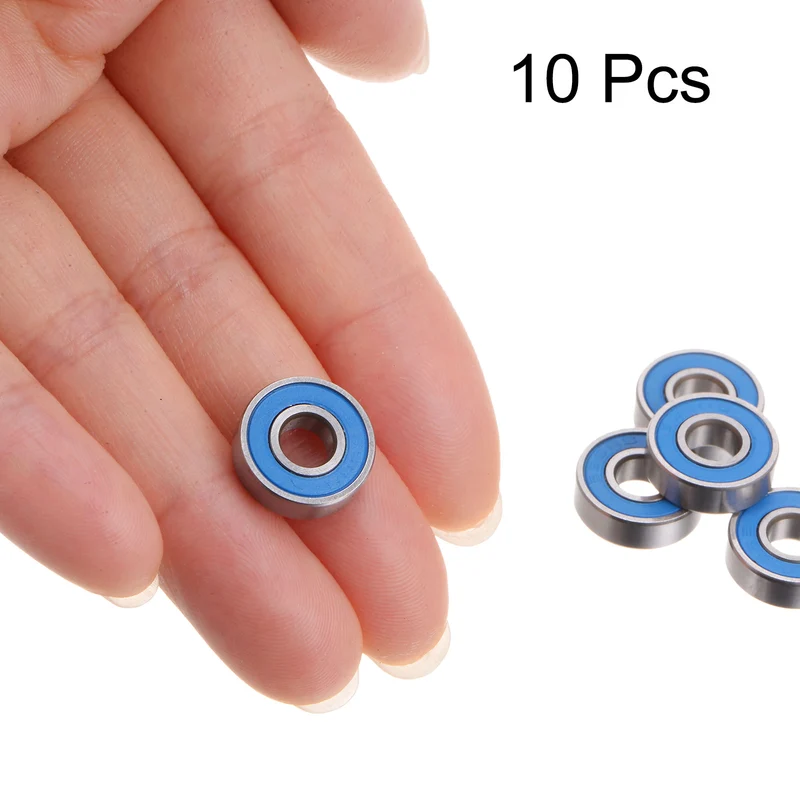 10pcs 695-2RS Miniature Deep Groove Ball Bearings 5x13x4mm Rubber Sealed Bearing