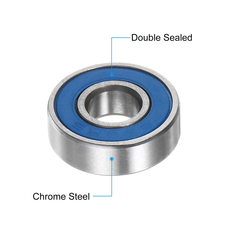 10pcs 695-2RS Miniature Deep Groove Ball Bearings 5x13x4mm Rubber Sealed Bearing