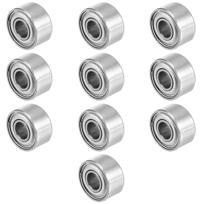10pcs 3mmx8mmx4mm Double Shielded Miniature Deep Groove Ball Bearing