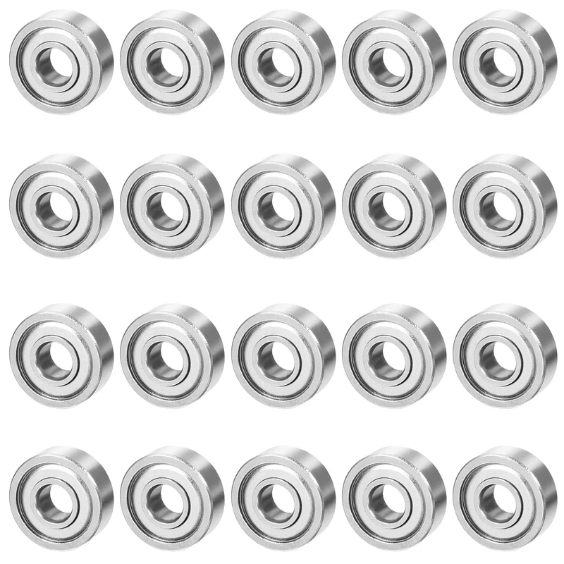 20pcs 5mmx14mmx5mm Double Shielded Miniature Deep Groove Ball Bearing