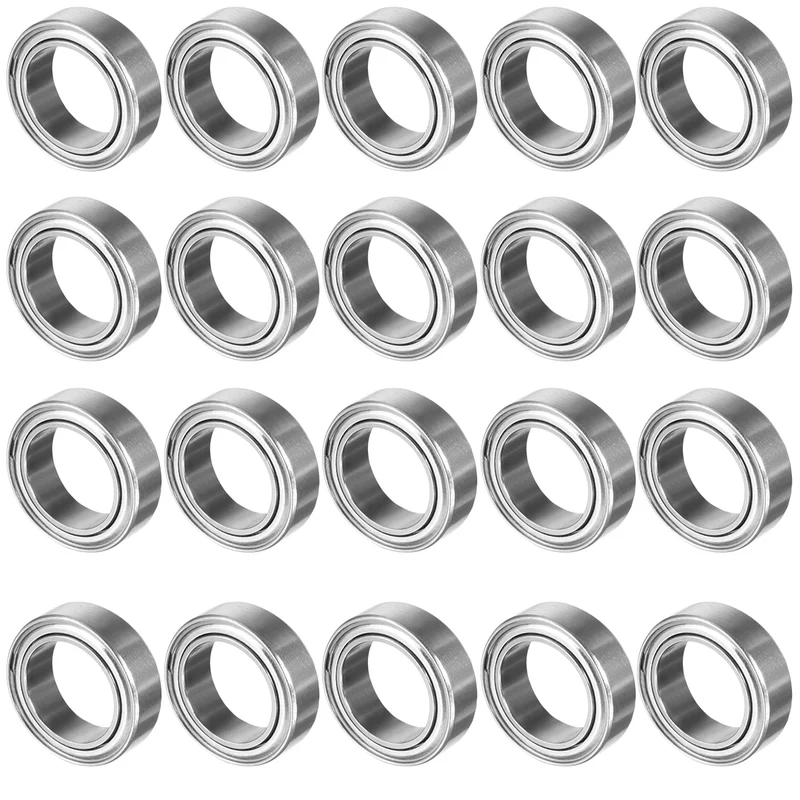 20pcs MR128ZZ 8mmx12mmx3.5mm Double Shielded Miniature Deep Groove Ball Bearing