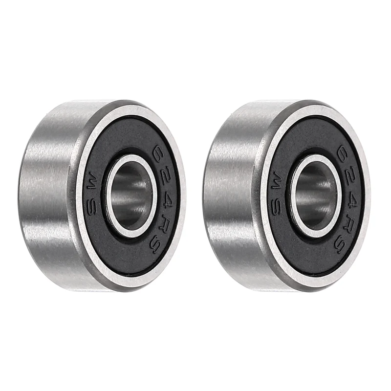 2Pcs 624-2RS Deep Groove Ball Bearings 4x13x5mm ZV4 Level ABEC7 Precision