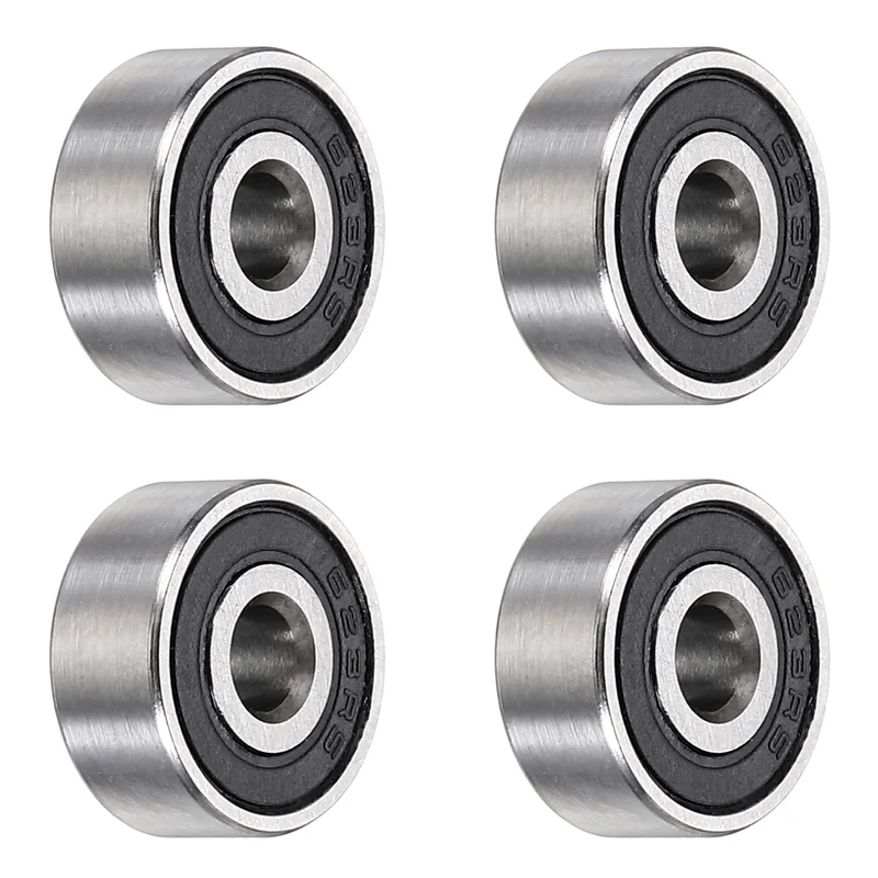 4Pcs 623-2RS Deep Groove Ball Bearings 3x10x4mm ZV4 Level ABEC7 Precision