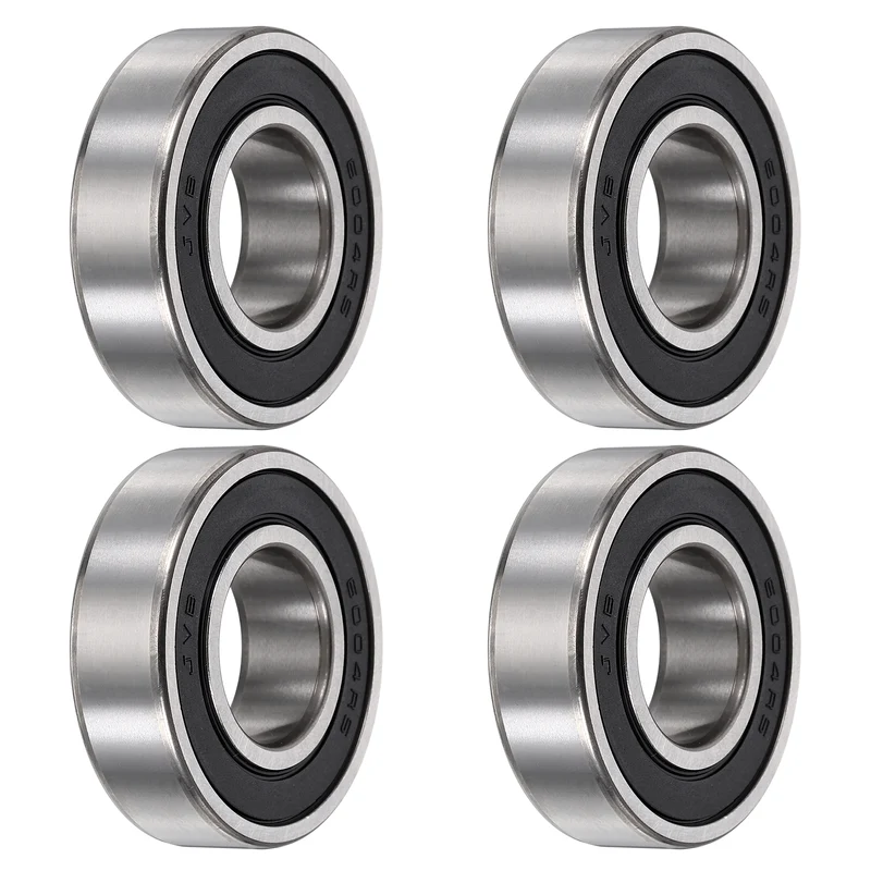4Pcs 6004-2RS Deep Groove Ball Bearings 20x42x12mm ZV4 Level ABEC7 Precision
