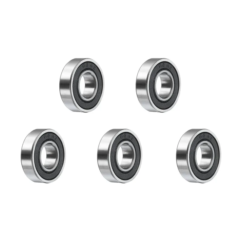 5Pcs R8-2RS Deep Groove Ball Bearings 1/2"x1-1/8"x5/16" Double Metal Shielded Z3