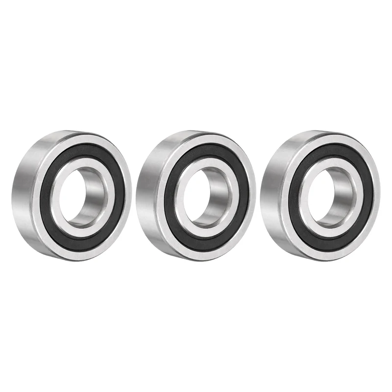 3Pcs 1640-2RS Deep Groove Ball Bearing, 7/8" x 2" x 9/16" Sealed Bearing