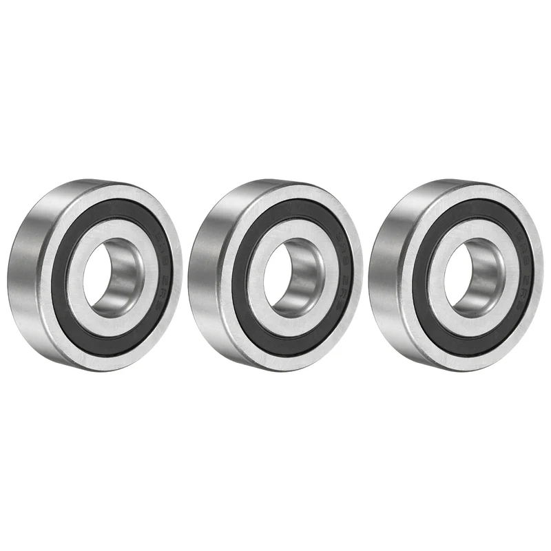 3Pcs 1638-2RS Deep Groove Ball Bearing, 3/4" x 2" x 9/16" Sealed Bearing