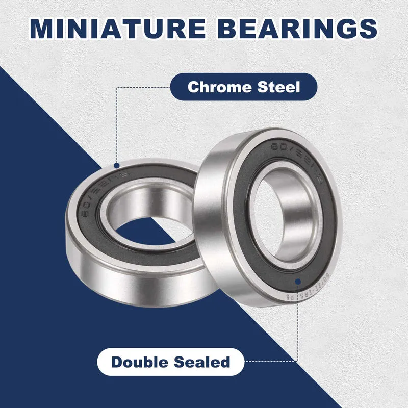 60/22-2RS Deep Groove Ball Bearing, 22 x 44 x 12mm, ZV4 Double Rubber