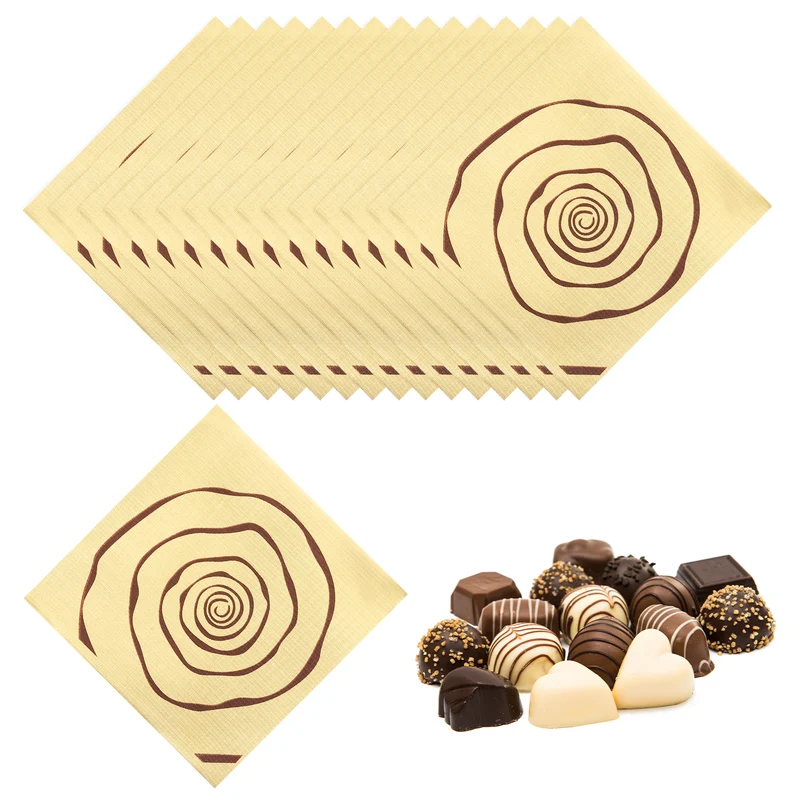 200Pcs Candy Foil Wrappers 3.9 x 3.9 Inch Chocolate Wrappers Gold)
