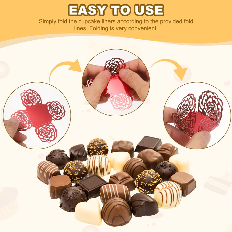 25PCS 4 Inch Truffle Wrappers for Wedding Birthday, Silver