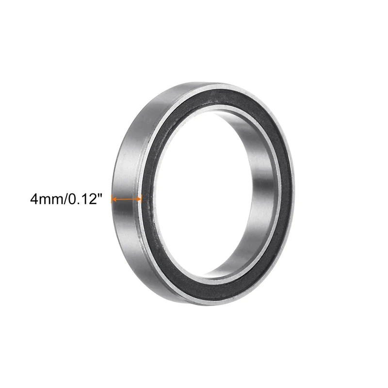 10pcs 6703-2RS Deep Groove Ball Bearings, Chrome Steel Bearing 17mm x 23mm x 4mm