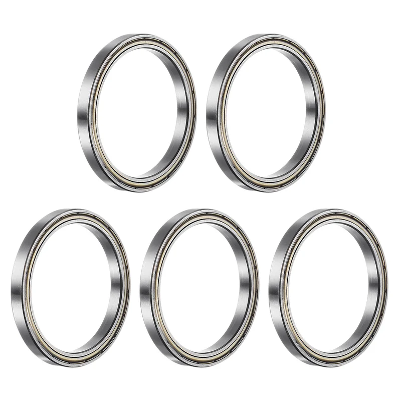5pcs 6706ZZ Deep Groove Ball Bearings, Chrome Steel Z2 Bearing 30mm x 37mm x 4mm
