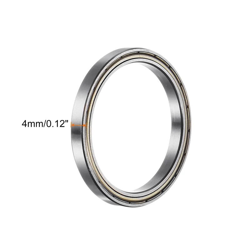 5pcs 6706ZZ Deep Groove Ball Bearings, Chrome Steel Z2 Bearing 30mm x 37mm x 4mm