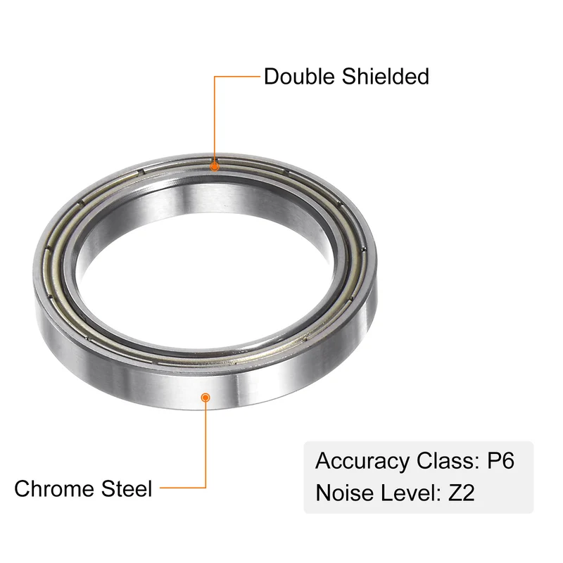 5pcs 6704ZZ Deep Groove Ball Bearings Chrome Steel Z2 Bearing 20x27x4mm